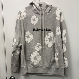 READYMADE TEARS GRAY HOODIE SWEATER.